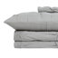 Literie 2 pièces Southshore Fine Linens Pintuck Pleat Steel Grey Twin/Twin XL avec 1 taie d'oreiller standard, microfibre douce 110 g/m²-1146204340-1146204346