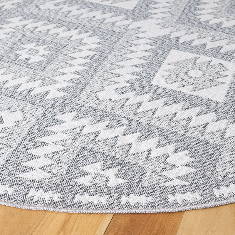 Lacie Performance Southwestern Rug, Round 6'7"