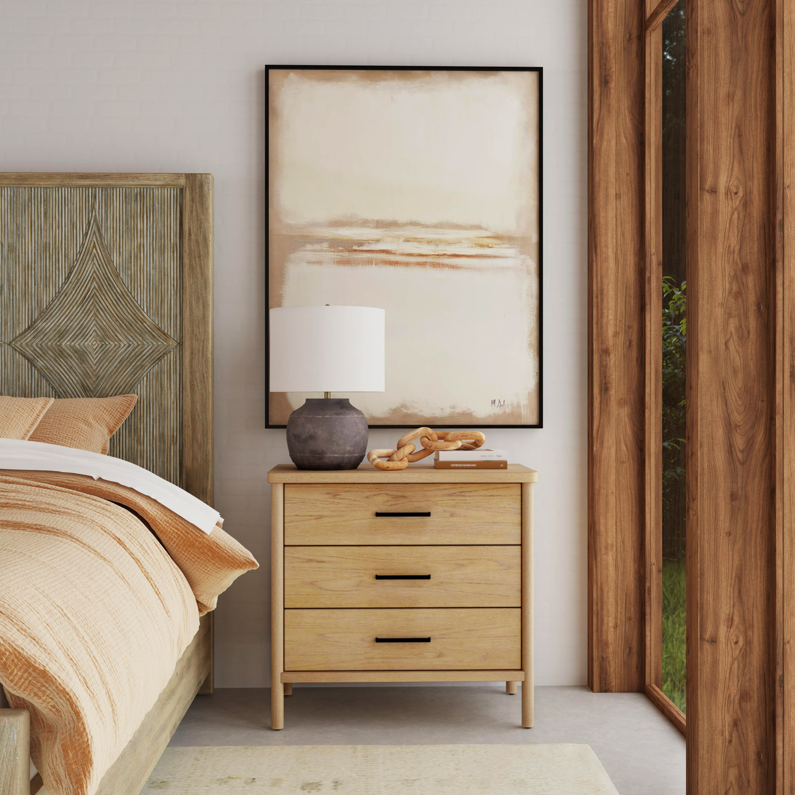 Hall 34" Dresser, Light Brown