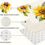Tapis de cuisine antidérapant à motif de tournesol, 2 pièces