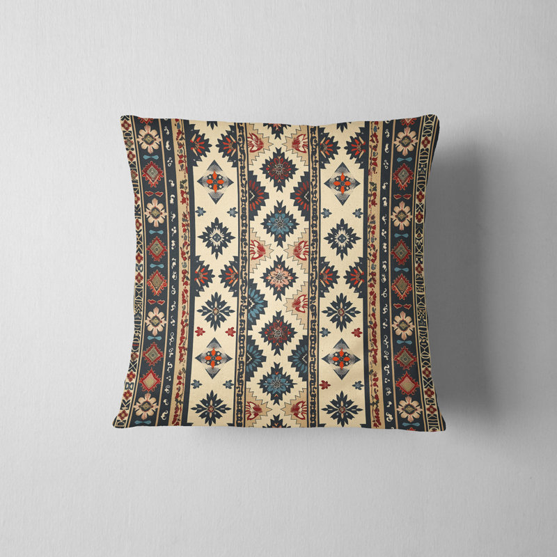 Housse de coussin décoratif Yasmin Eastern Elegance, H 20 po x l 20 po