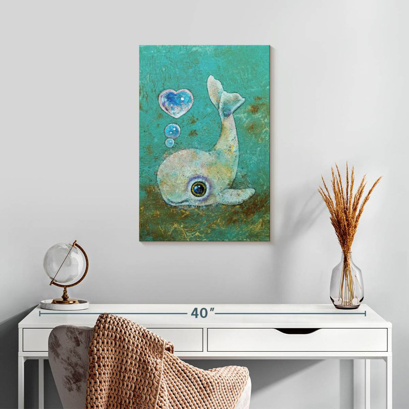 Brampt Baby Whale, 24" H x 16" W