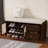 43" Wide Shoe Storage Bench With Cushion Entryway Bench Storage Bench With Storage And 2 Drawers-1133230693