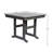 Hdpe Outdoor Patio Dining Set, 1 Table And 4 Chairs The Outdoor Dining Furniture Has Sunshade Holes And Is Suitable-1822577017