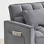 Canapé-fauteuil convertible 3 en 1, inclinable, inclinable simple, convient aux petits espaces avec réglable