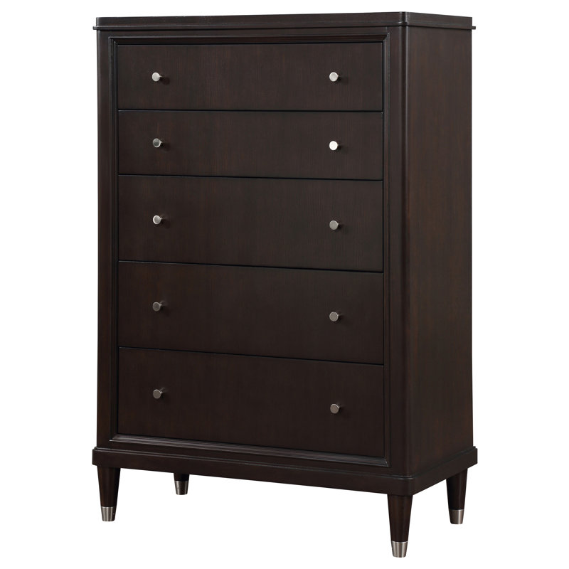 Montel 5-drawer Bedroom Chest Brown