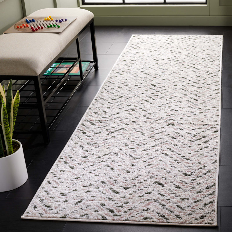 Sheletha Performance Chevron Rug, Runner 2'6" x 8'