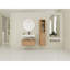 Armoire de salle de bain moderne avec lavabo en résine