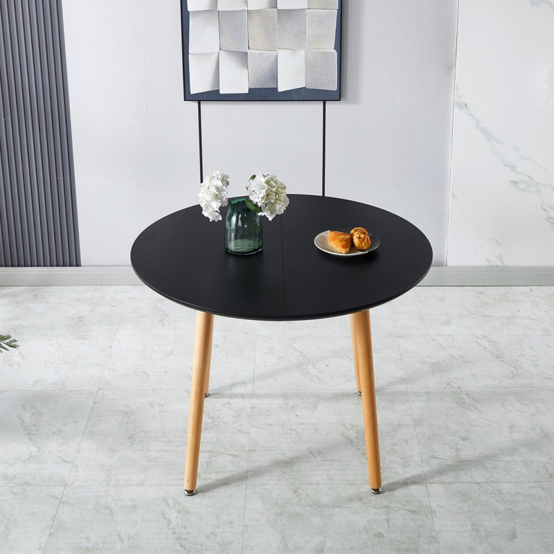 Table extensible, table à manger, table de bureau, table basse, pieds en bois, plateau en bois aggloméré