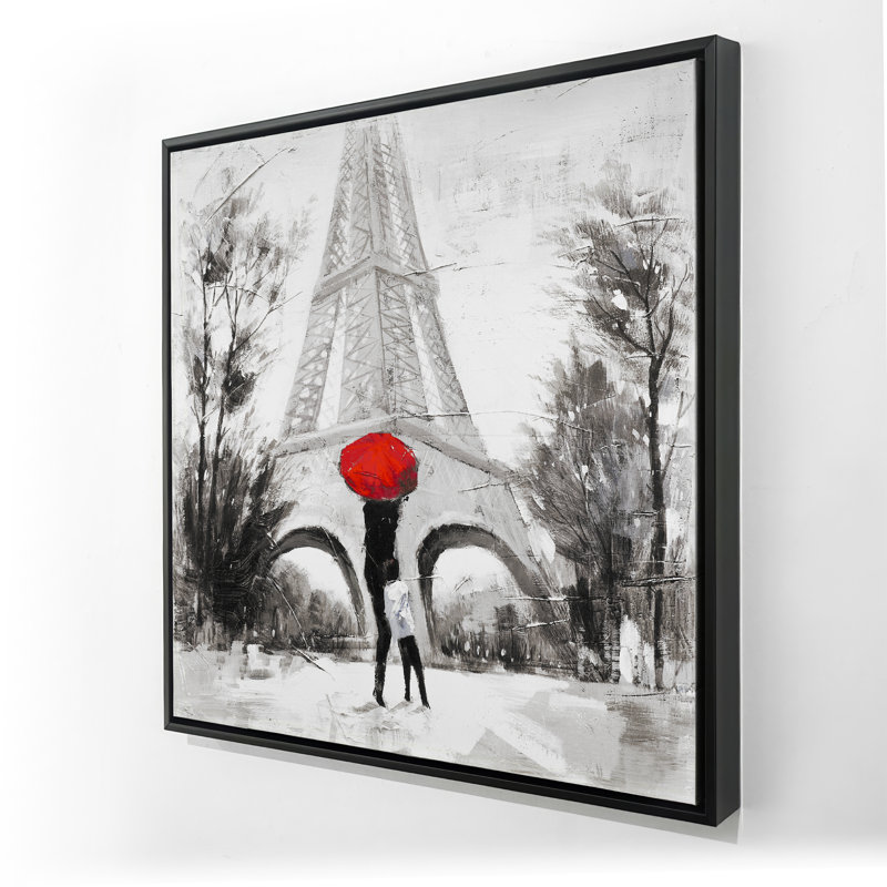 Sweet moment - Décoration sur toile avec cadre architectural, H 37,25 po x l 37,25 po