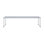 12 in. Deep x 72 in. Long Stainless Steel Single Tier Overshelf