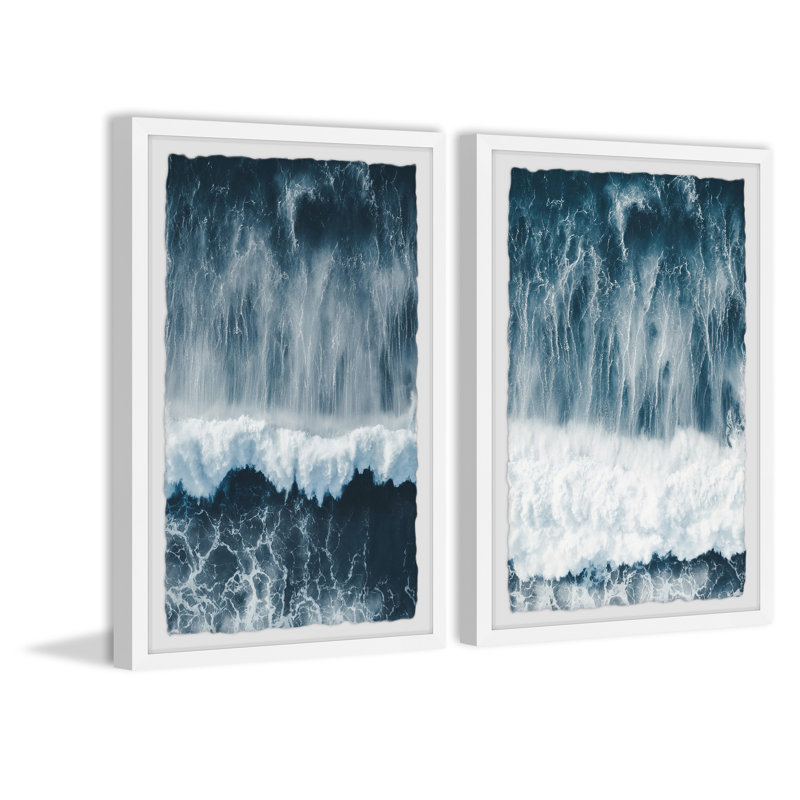 Rip Waves Diptych, H 45 po x l 30 po