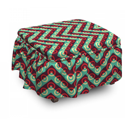Box Cushion Ottoman Slipcover