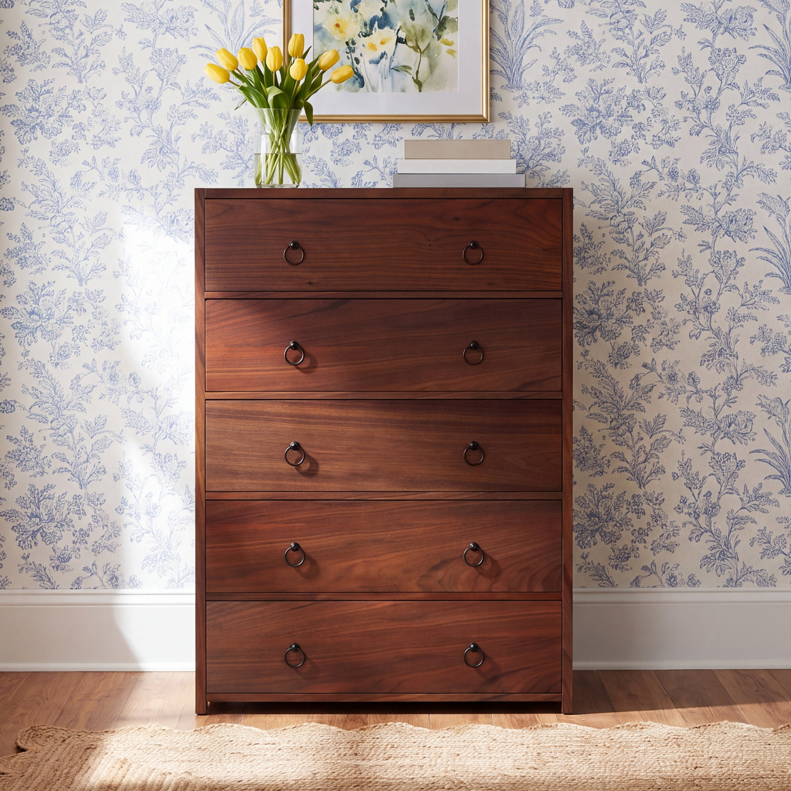 Elin 36" Acacia Dresser, Brown