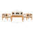 Mondovi Eucalyptus 4 - Person Patio Conversation Set with Cushions-1721498547