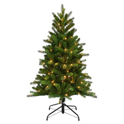 Winston Porter 4 ft. Pencil LED 150 ct Grand Illum Color Changing Christmas Tree