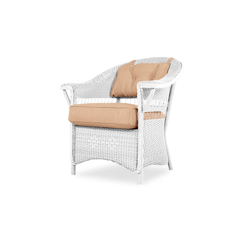 Nantucket Outdoor Dining Armchair, White, Serene Spa