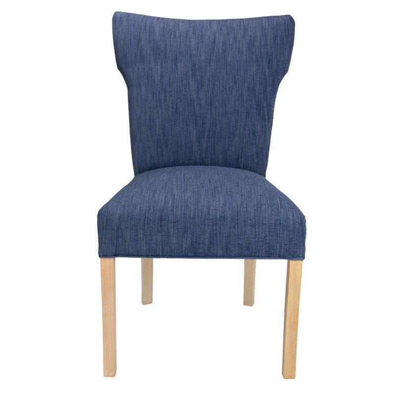 Bella Key Largo 19'' H Upholstered Side Chair, Denim