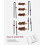 Ladder Shelf, 5 Tier Narrow Shelf, Bookshelf for Home Office, Industrial Style -530235013-530235012