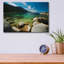 «Center Light» par Natalie Mikaels, art en verre acrylique Wal-1373450068