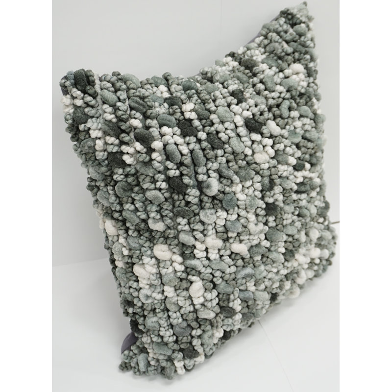 Cotton Blend Throw Pillow