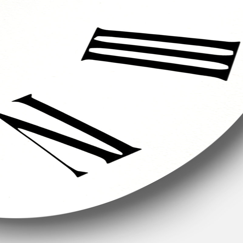 Horloge murale monochrome poisson rétro II, Grand