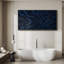 Grande impression sur toile encadrée, reproduction d'art abstrait neutre pour décoration murale moderne minimaliste-116848150-116848151