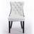 PU and Velvet Upholstered Dining Chair-622743596