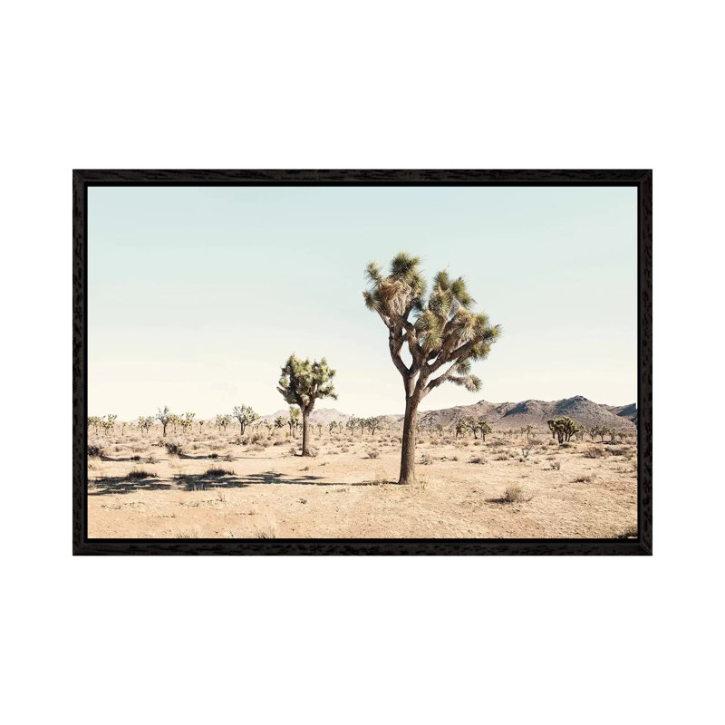 Joshua Tree Desert by Sisi & Seb - Print on Canvas, 66.04 cm H x 45.72 cm W, Black Framed