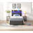 Bed Frame, Storage Headboard With Charging Station, Solid And Stable, Noise Free, No Box Spring Needed, Easy Assembly-1232959002