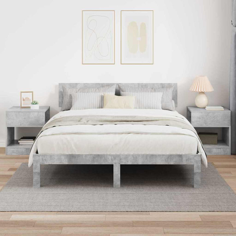 End Table, Concrete Grey