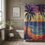 Rideau de douche Sunset Surf - Premium-360625064