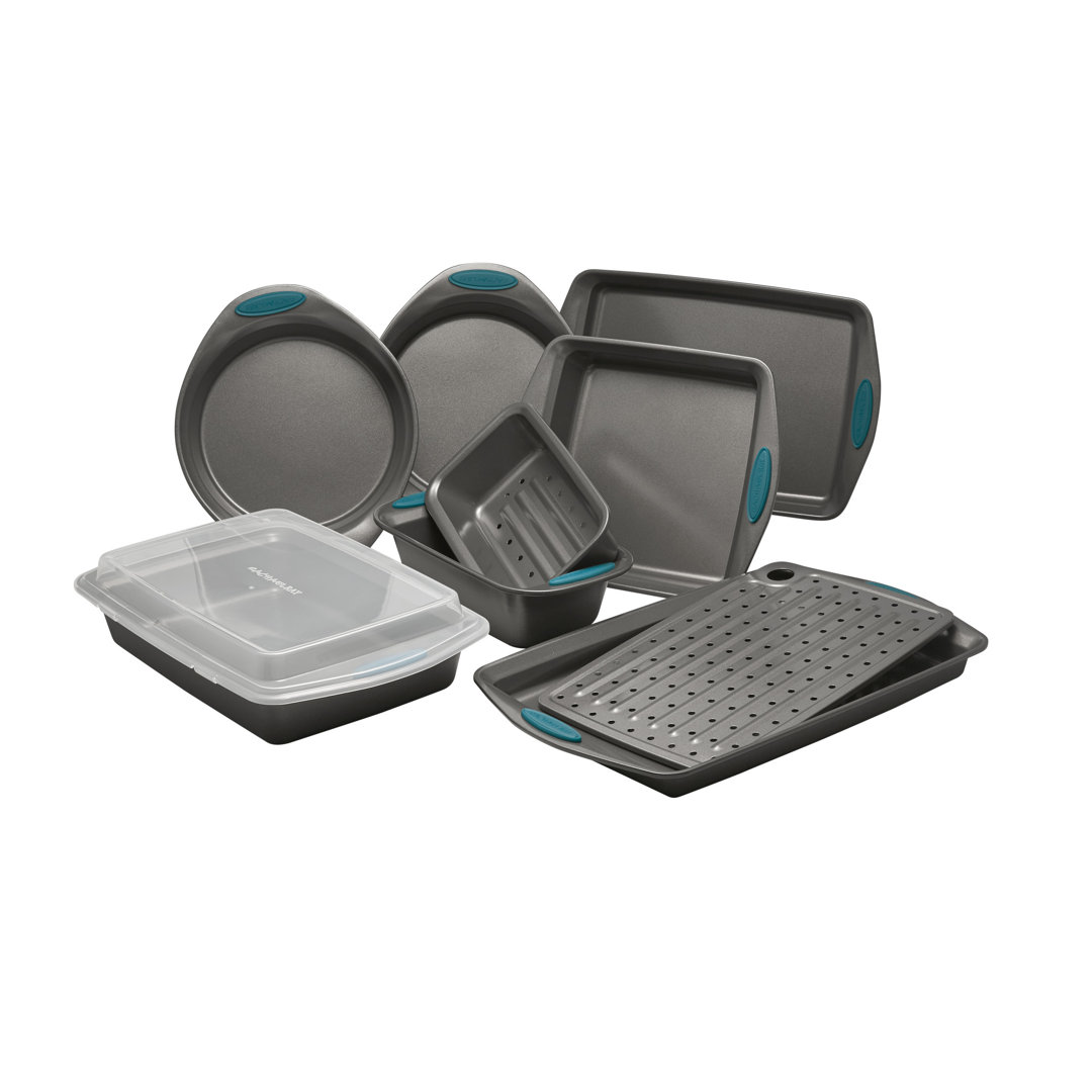 Rachael Ray Yum-o Nonstick Bakeware Oven Lovin' Baking Pans Set, 10-Piece Rachael Ray