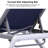 Sendi Patio Chaise Lounge Chair Set With Side Table for Pool Sunbathing Beach Deck Outdoor Lounger-589582704-542963046