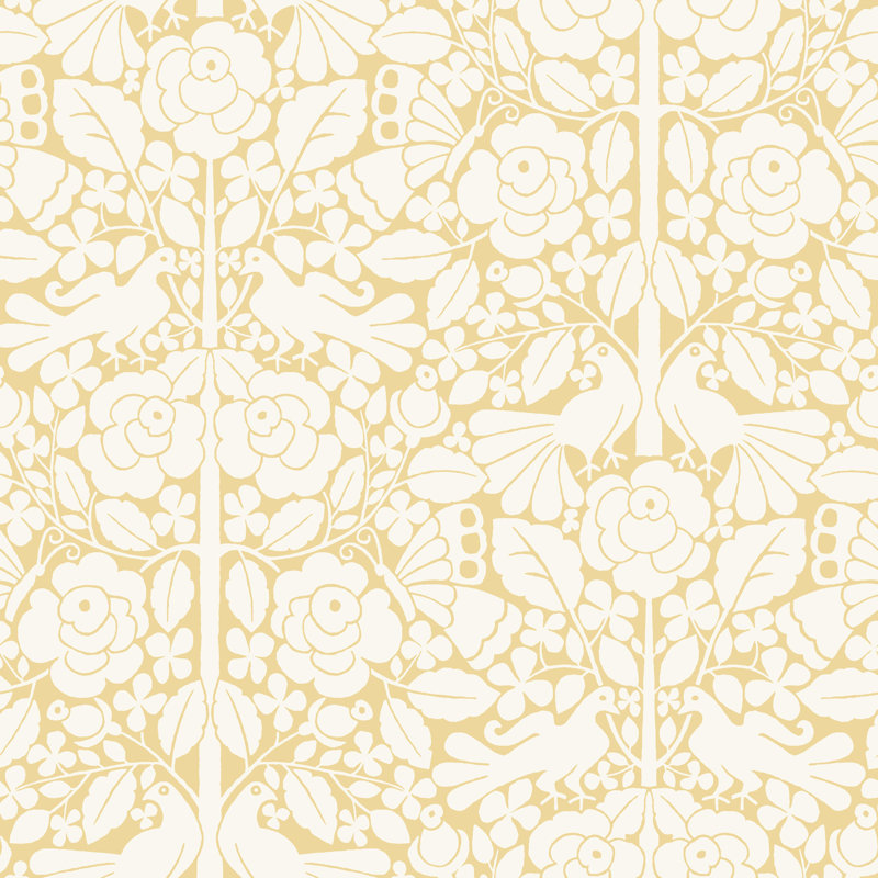 Papier peint Fairy Tales, Jaune
