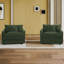 Upholstered Accent Armchair Set-1421991417