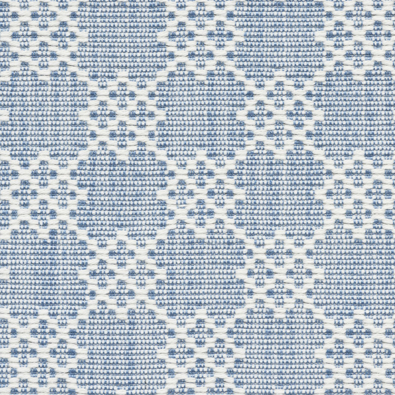 Tissu Albert Fret, Bleu