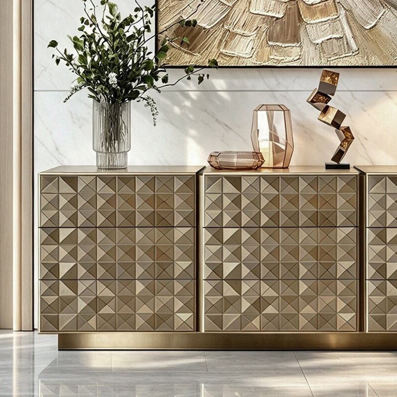 Buffet de luxe américain de style moderne et léger