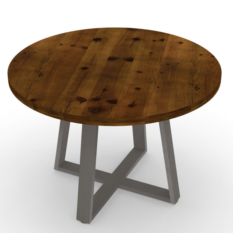 Table de salle à manger fir Damico, H 30 po x L 42 po x l 42 po, Antique