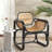 Destrie Rattan Accent Chair-1286610320