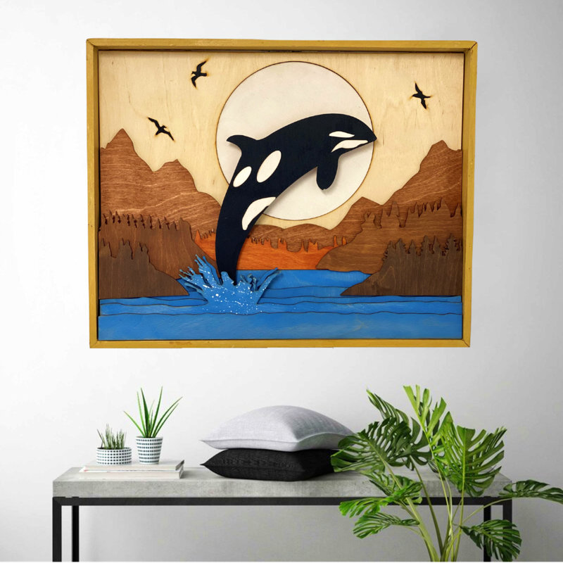 Shadow Box Print on Wood