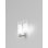 Lio Wall Lamp L1P Crystal White Satin Nickel G9 Ul