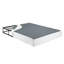 Structure de base en métal 1pc Eastern King Mattress Foundation avec housse en tissu texturé-355404664