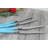 French Home Laguiole Steak Knives with Faux Turquoise Handles, 4-Piece Set