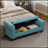 64.5" Nails Tufted Velvet Upholstery Bed Bench with Storage-1127585377