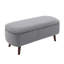 Banc de rangement en tissu Caralina-285621508