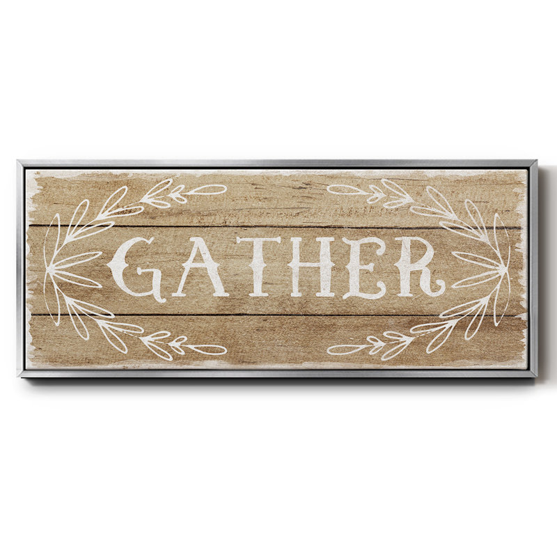 Gather - Toile encadrée, H 12 po x l 30 po