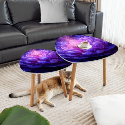 Ensemble de 2 tables basses gigognes Triangle Nesting