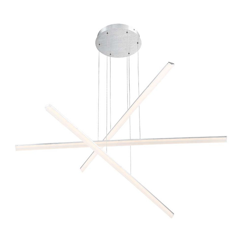 Frampton Cotterell 3 - Light LED Pendant, Brushed Aluminum