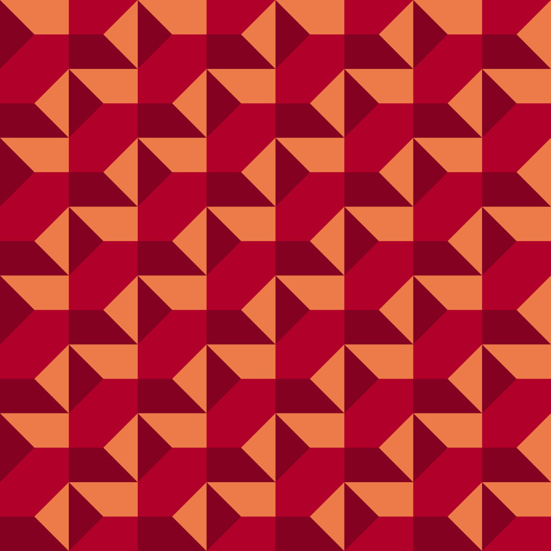 Abstract Pattern by Aleksandr Noskov - Wrapped Canvas Print, 30cm H x 30cm W x 3.8cm D